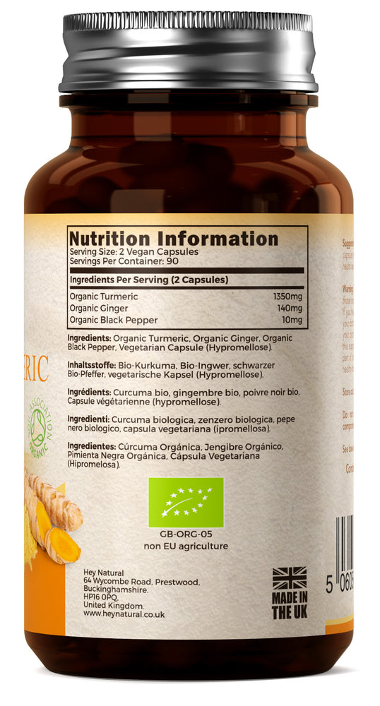 
                  
                    Organic Turmeric, Ginger & Black Pepper Extract
                  
                